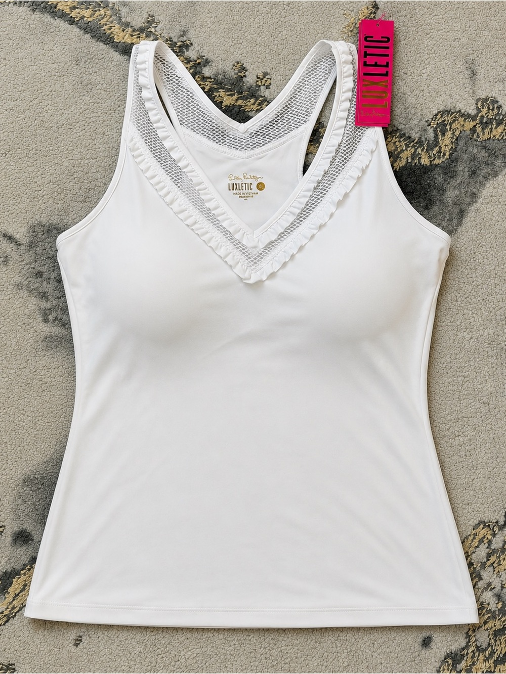 NWT Lilly Pulitzer Luxletic Ruah Bra Tank Sz XL